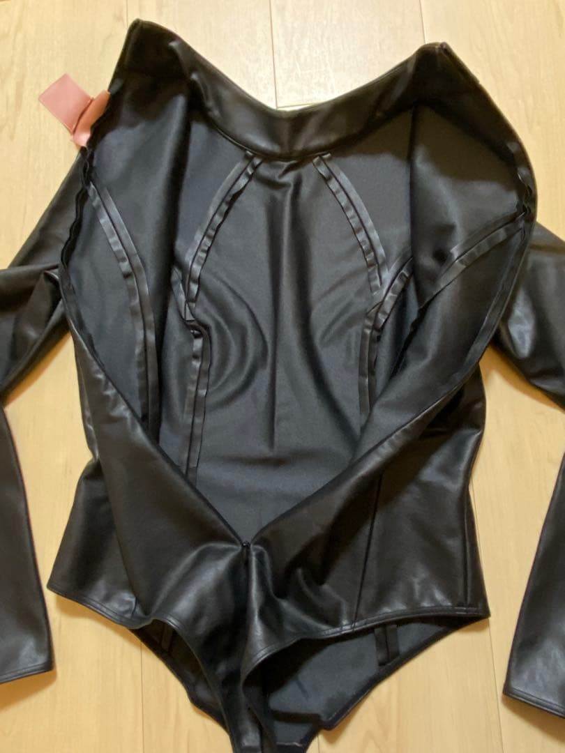 Wolford × Amina Muaddi ボディスーツ MサイズEU38黒