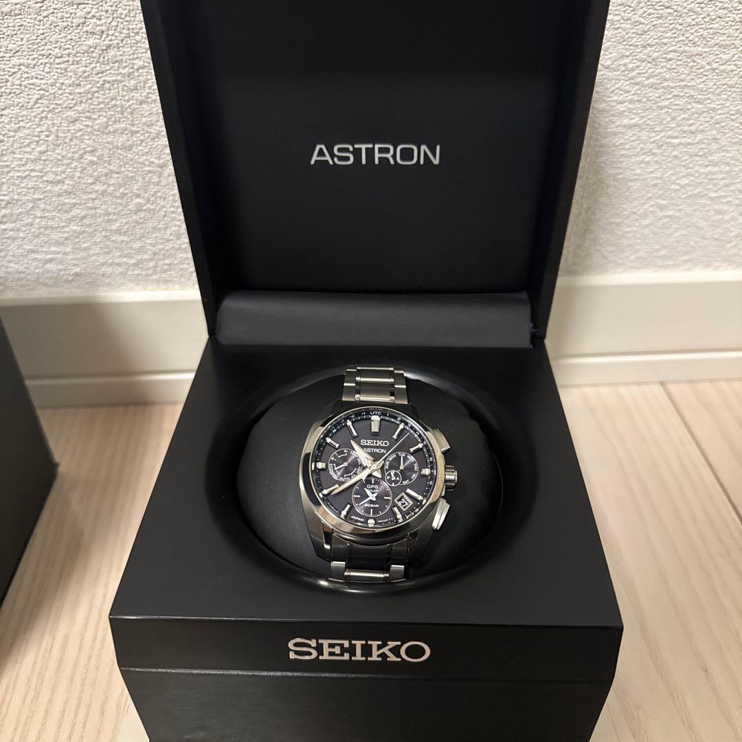 【美品】SEIKO ASTRON GPS クロノグラフ チタンブレスモデル