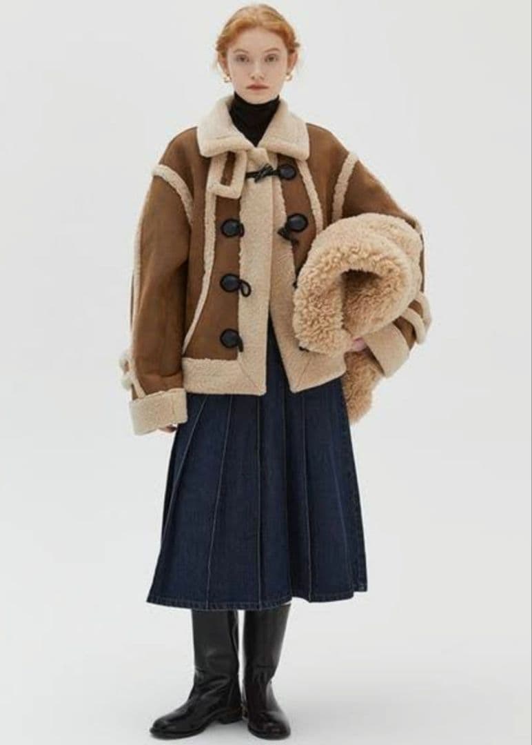 完売商品 Fano Studios ムートンコート ダッフルコート