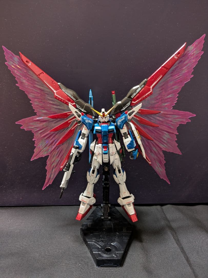 1/144 RG デスティニーガンダム[チタニウムフィニッシュ]光の翼セット RG 1/144 デスティニーガンダム［チタニウムフィニッシュ