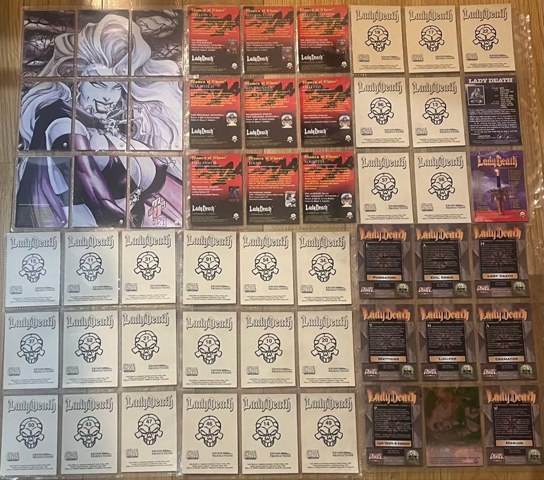 トレカ カード アメコミ LADY DEATH/RAZOR/SHI まとめ売り - メルカリ