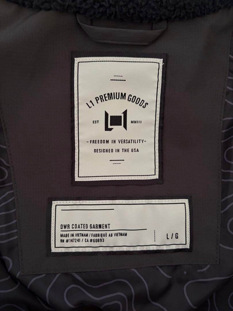 L1 PREMIUM GOODS オンライン ONYX フリースジャケット スノーボード