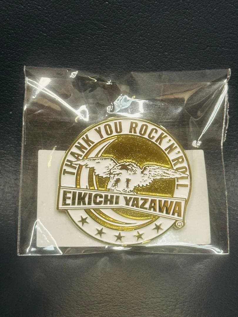 矢沢永吉 ダイアモンドムーン 限定ピンバッチ (ワシロゴ) - メルカリ