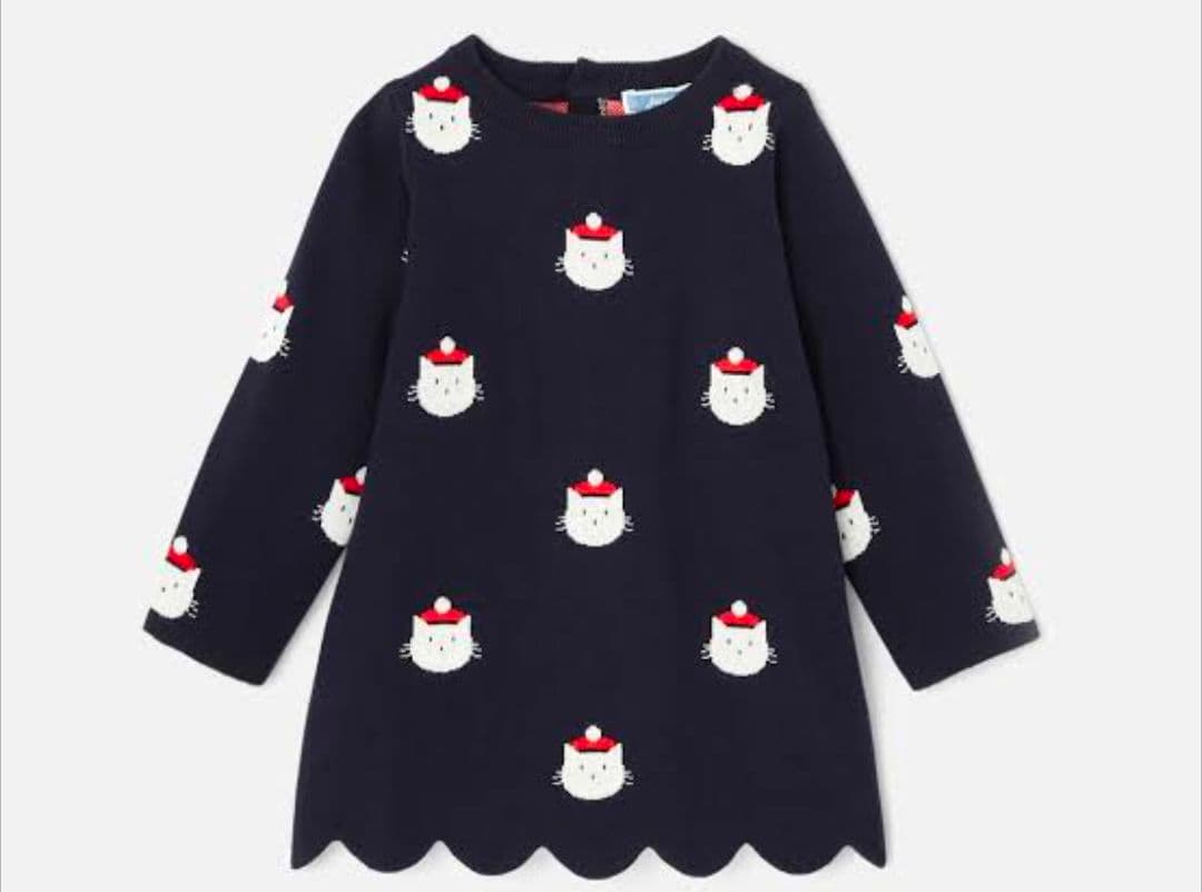 新品未使用 jacadi 36M 長袖 ワンピース