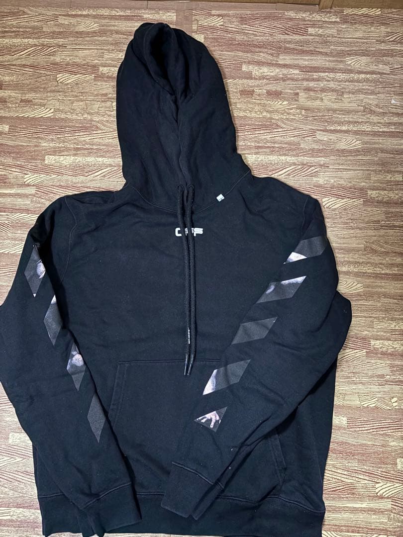 OFF-WHITE ブラック パーカー