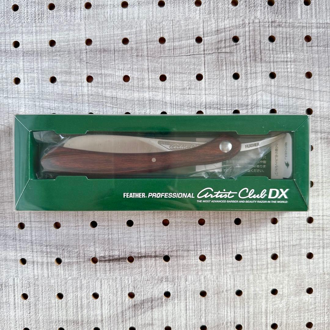 新品 未使用 フェザーアーティストクラブＤＸレザー木柄 ACD-RW