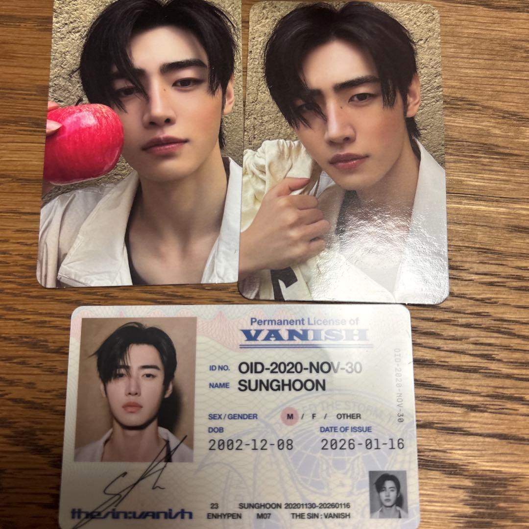 ENHYPEN THE SIN : VANISH ソンフン トレカ - メルカリ