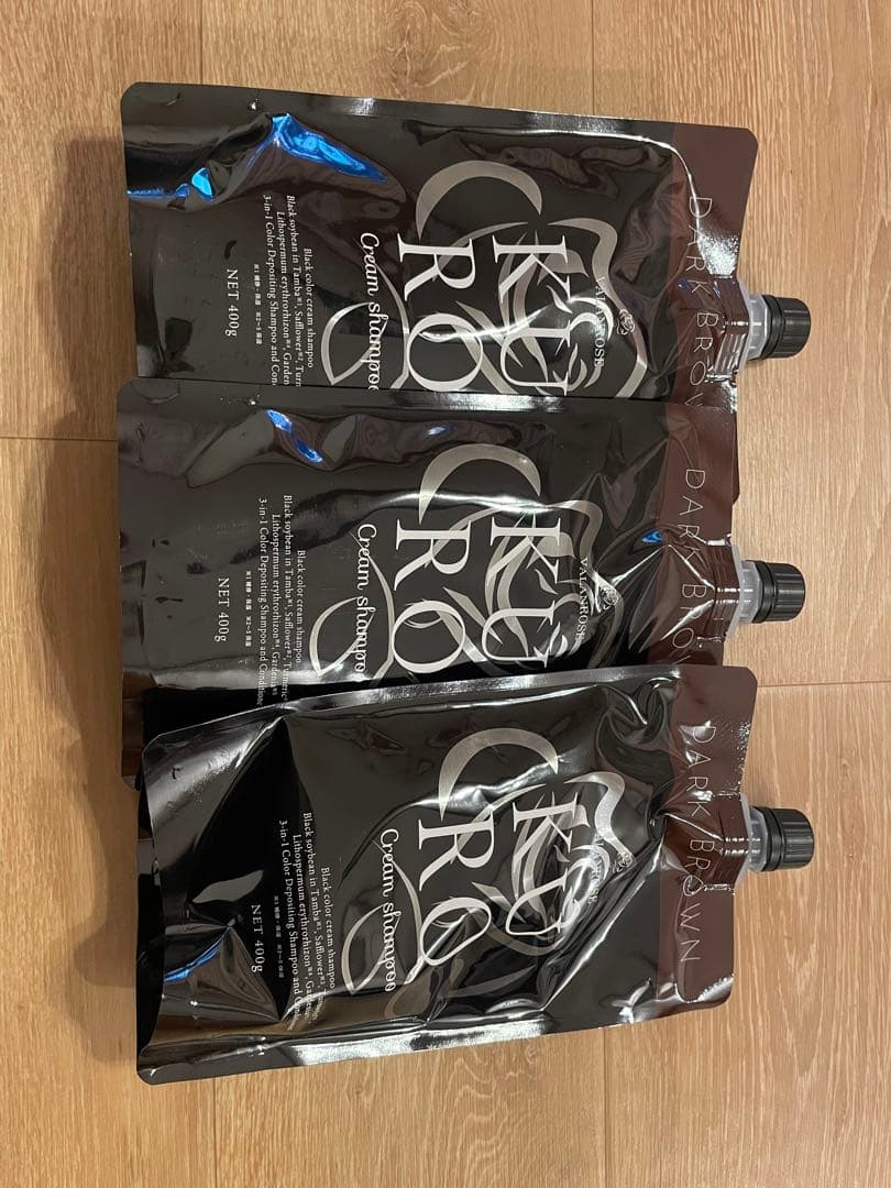 KURO VRクロクリームシャンプー　ダークブラウン