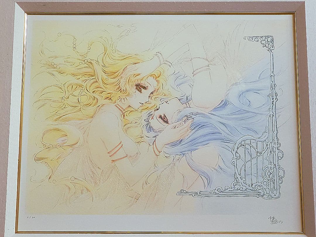 M＆I ART SYSTEM】中嶋敦子『睡蓮－煌めきのつぼみ－』サイン入り版画