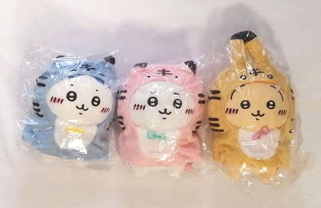 【未使用新品】ちいかわ ハッピーバッグ 2022 寅年 ぬいぐるみ 3点セット 完売】【お一人様 1点まで】ちいかわ ハッピーバッグ 2022(寅年