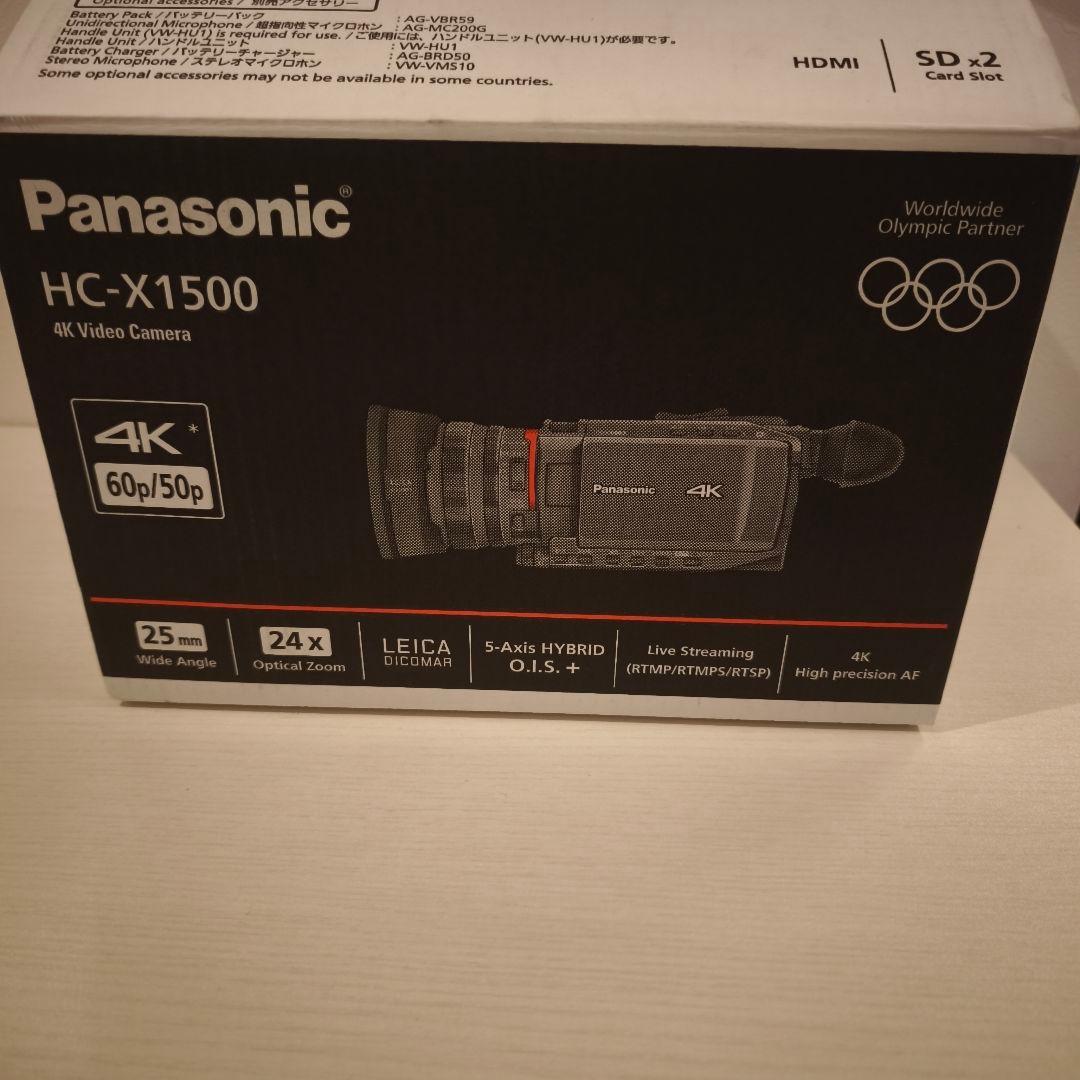 量販店展示品　パナソニック HC-X1500 デジタル4Kビデオカメラ