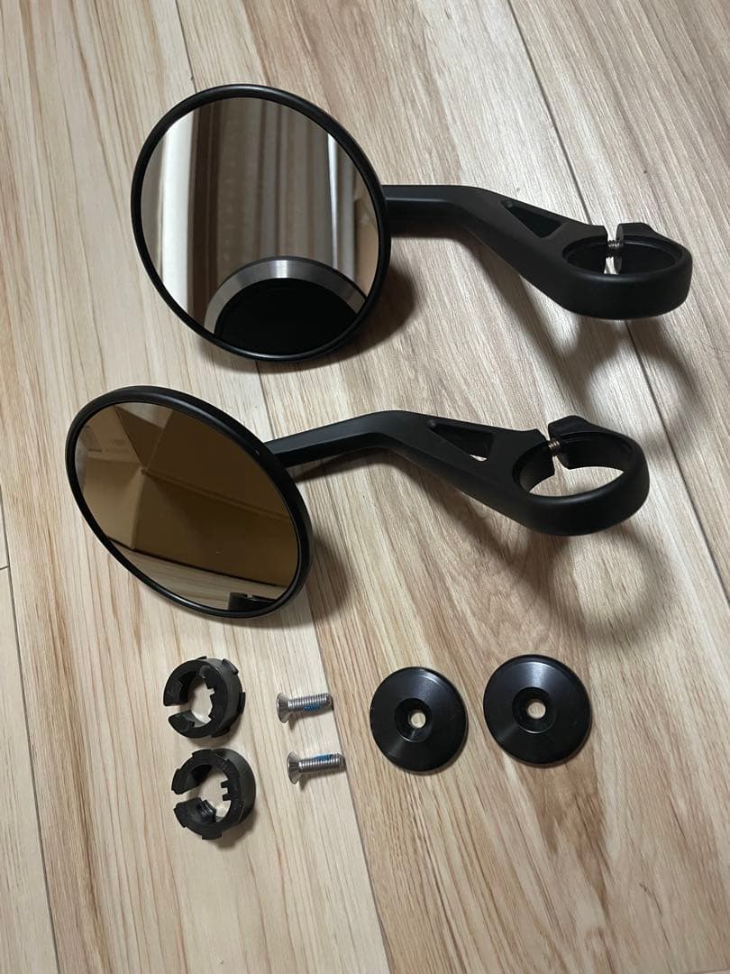 トライアンフ　純正オプション　バーエンドミラー