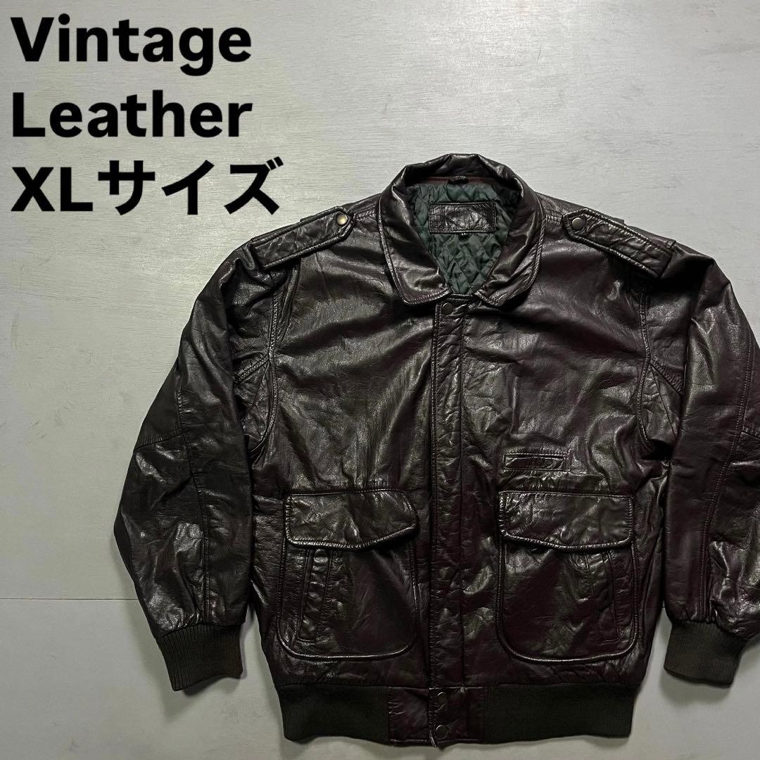 vintage A-2 レザージャケット　深水光太　ショート丈　牛革　短丈　黒