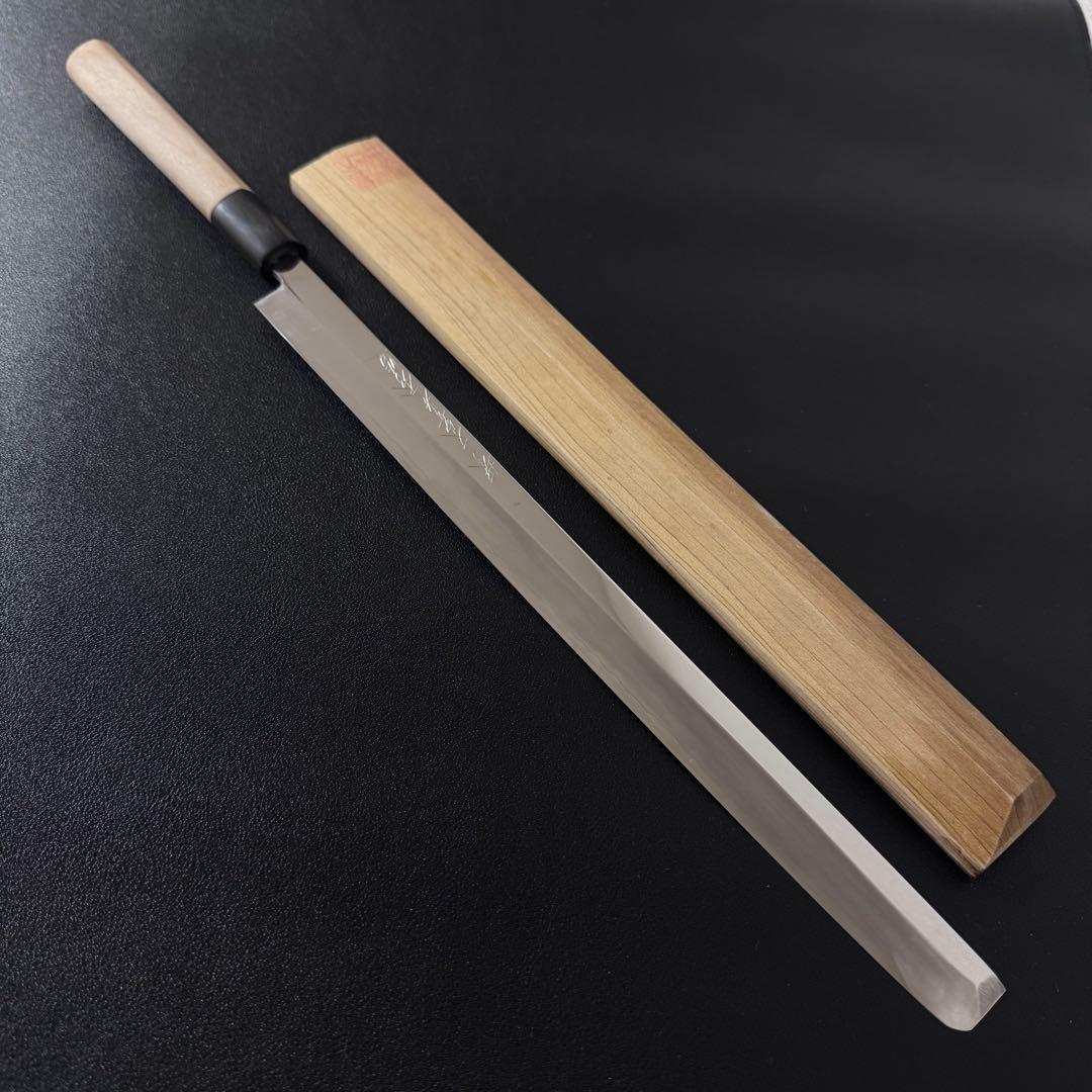 銀三 295mm タコ引包丁 堺刃物 和包丁 刺身包丁 蛸引