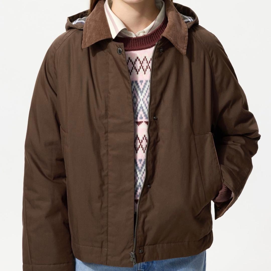 UNIQLO ユニクロ 今季新作 パフテックショートジャケット ダーク