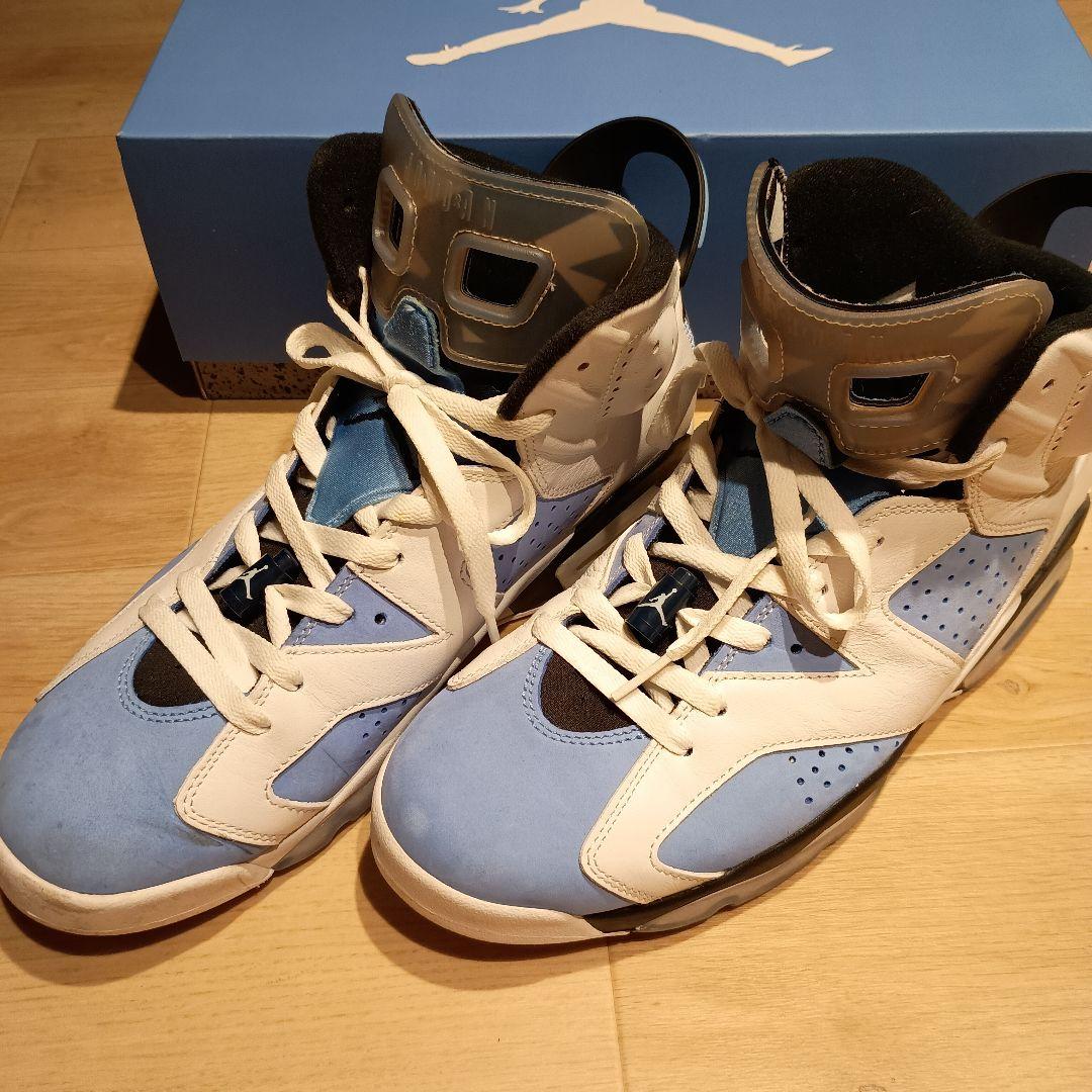 靴 NIKE AIR JORDAN 6 RETRO UNC 29cm