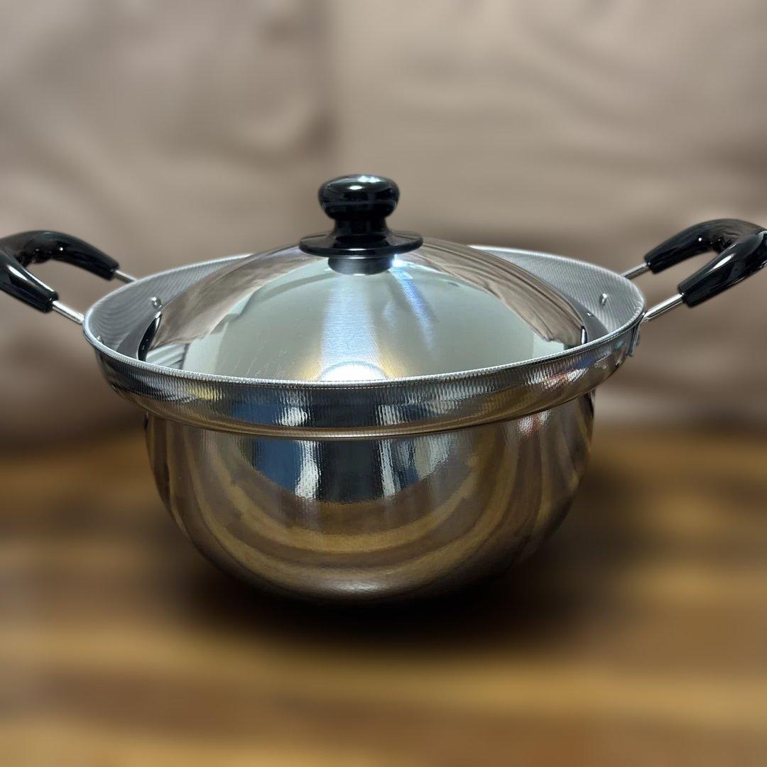 新品】譚 彦彬厳選ステンレス製 両手鍋 蓋付き 28㎝ - メルカリ