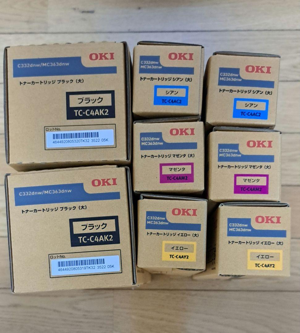 OKI トナーカートリッジ 4色セット