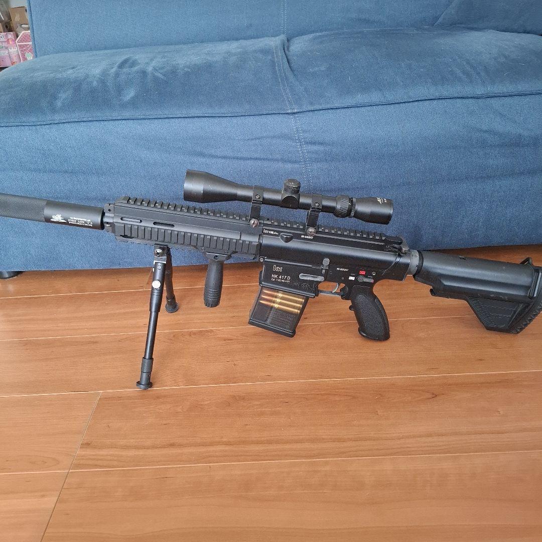 ［値下げ］東京マルイHK417アーリーバリアント次世代電動ガン12インチカスタム