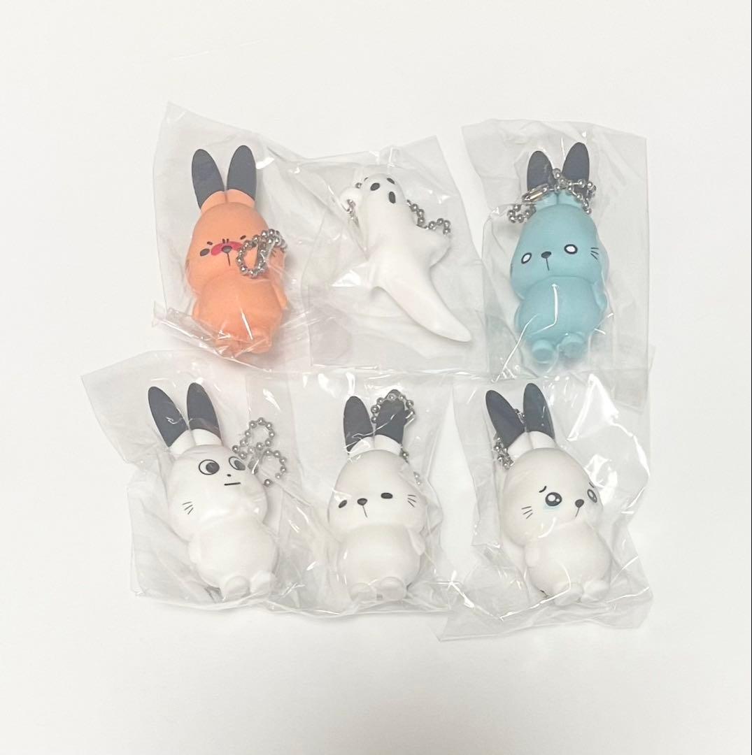 ドコムス ドコうさ マスコットキーホルダー ガチャ コンプリートセット