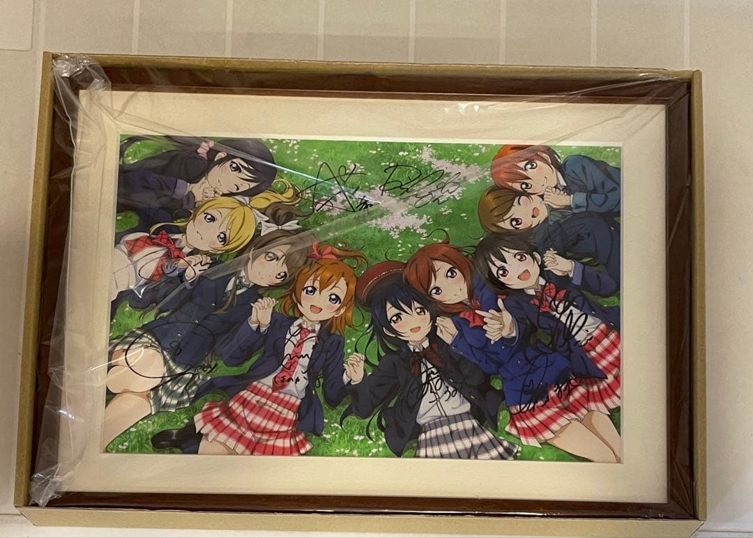 ラブライブ μ's キャスト９人 直筆サイン入り 複製原画