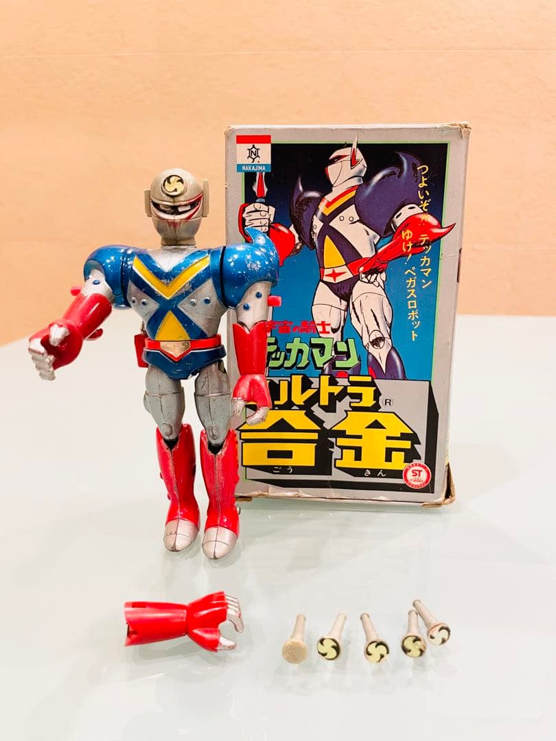 宇宙の騎士テッカマン超合金 激レア 当時物 パーツストック付き 中嶋製作所
