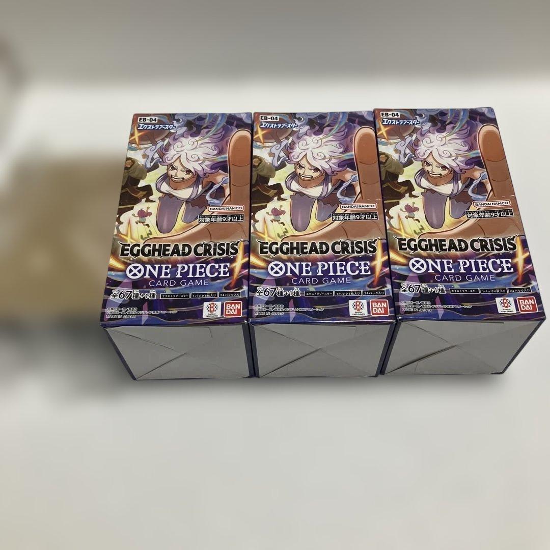 ワンピースカード ヒロインズ、神速の拳各1BOX、エッグヘッド3BOX おまけ有