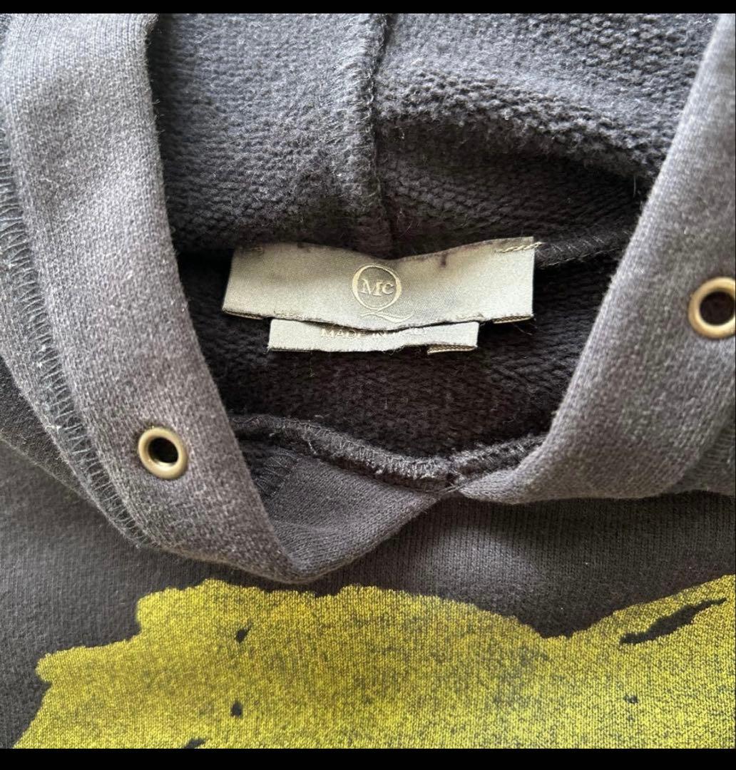 MCQアレキサンダーマックイーン プリント フーデットパーカー メンズ