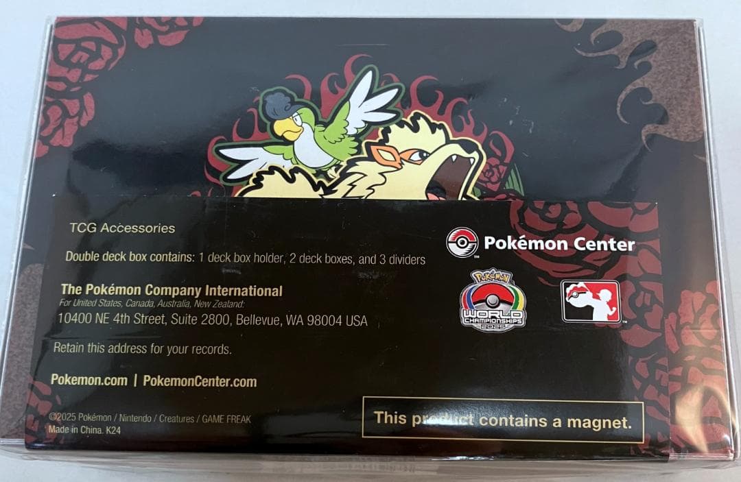 ポケモンWCS2025アナハイム限定 ウィンディ ダブルデッキケース - メルカリ