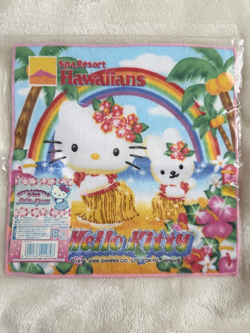 ご当地キティ プチタオル スパリゾートハワイアンズ 未開封 美品　2005年