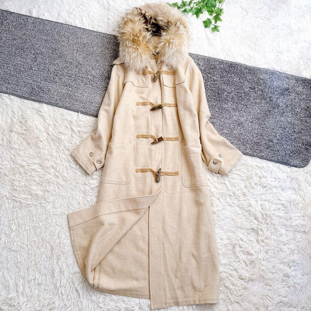 ラルフローレン　ロング　ダッフルコート　ベージュ　キャメル　コヨーテ　ヘリボーン