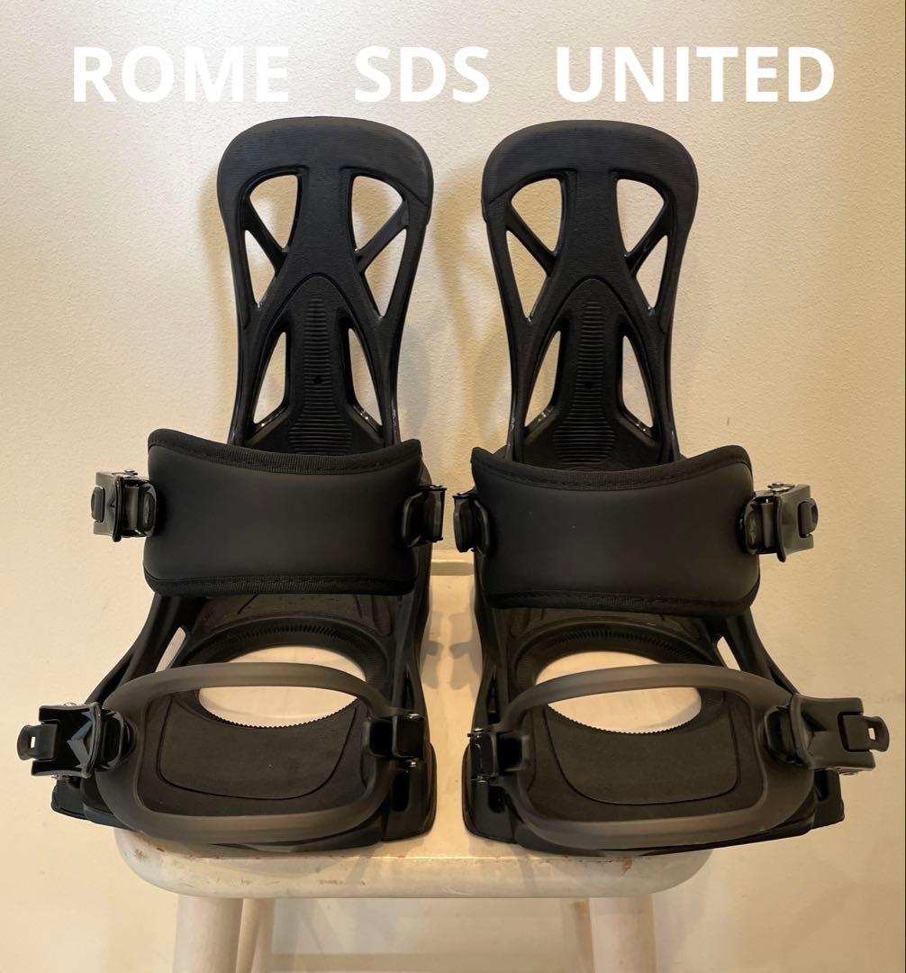 ROME スノーボードビンディング ブラック