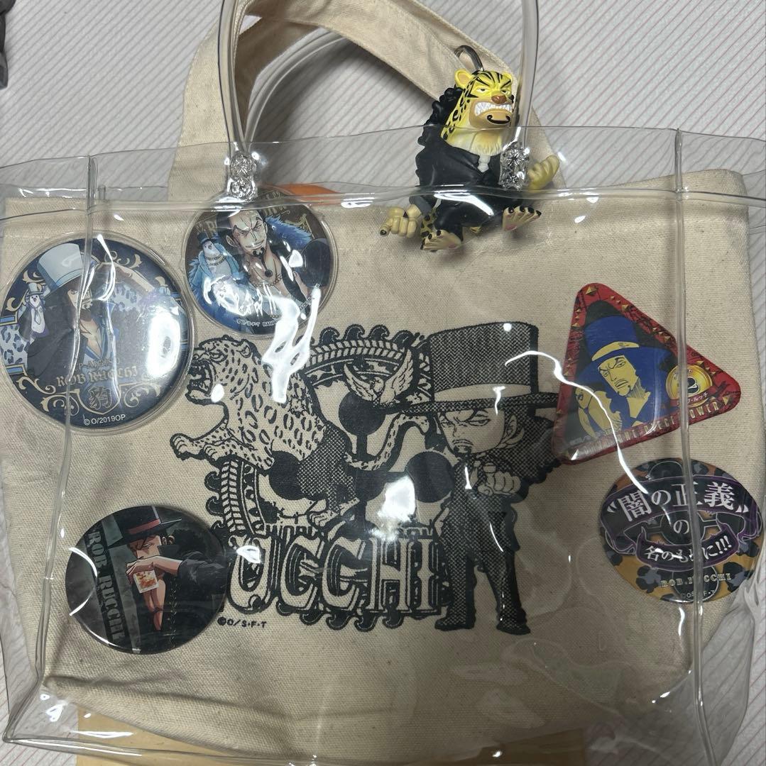 無*望様 ONE PIECE ロブ・ルッチ　トートバッグ　缶バッジ　キーホルダー