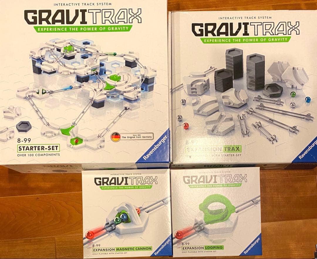 GraviTrax スターターセット　拡張セット、マグネットキャノン、ループ