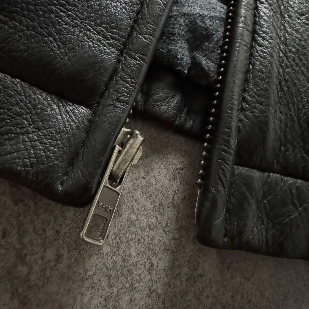 希少サイズ】エディーバウアー 3XL レザージャケット シングル