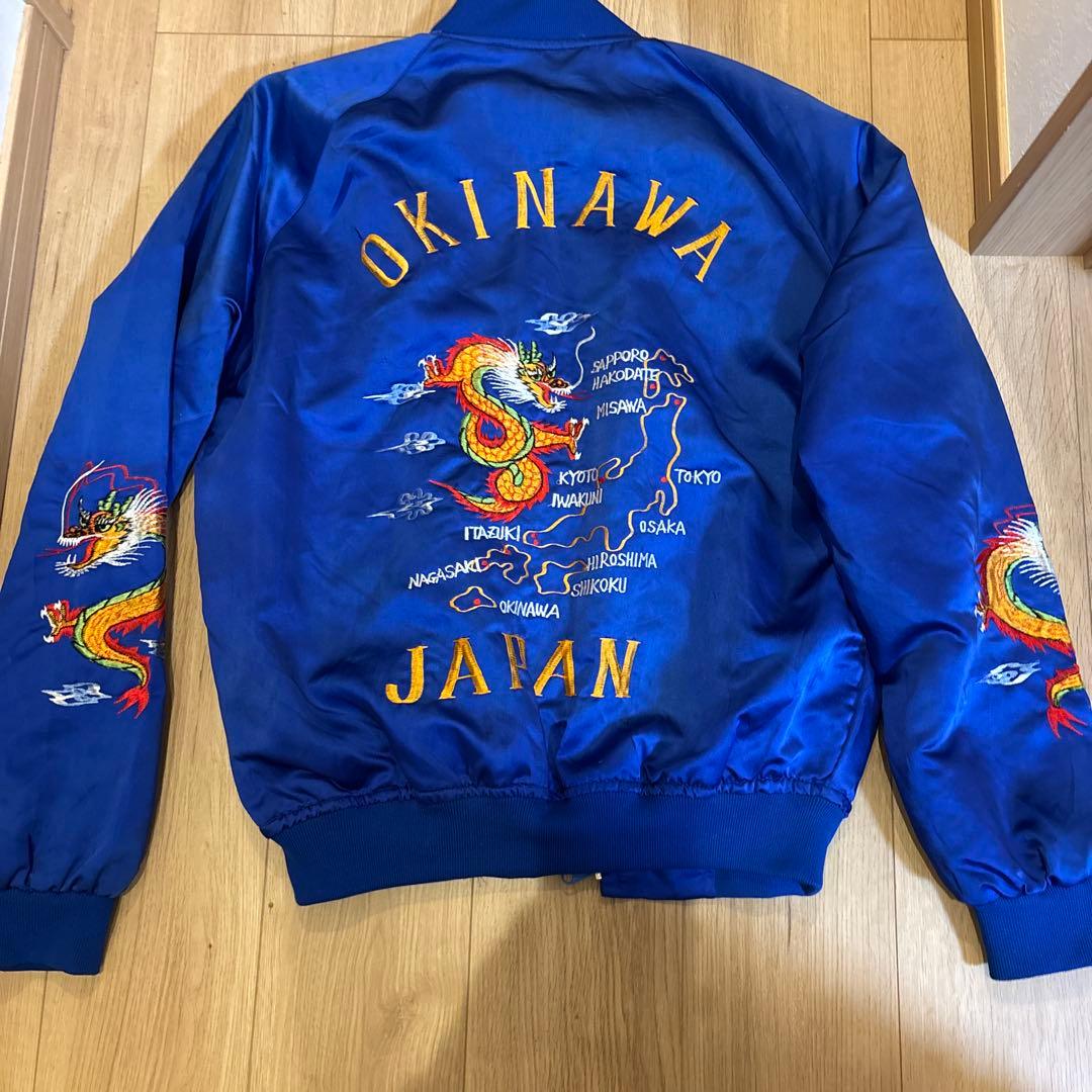 コリジャンスカジャン XL（LL） okinawa 沖縄80年代 ヴィンテージ 50's～60's OKINAWA SOUVENIR JACKET 沖縄スーベニアジャケット