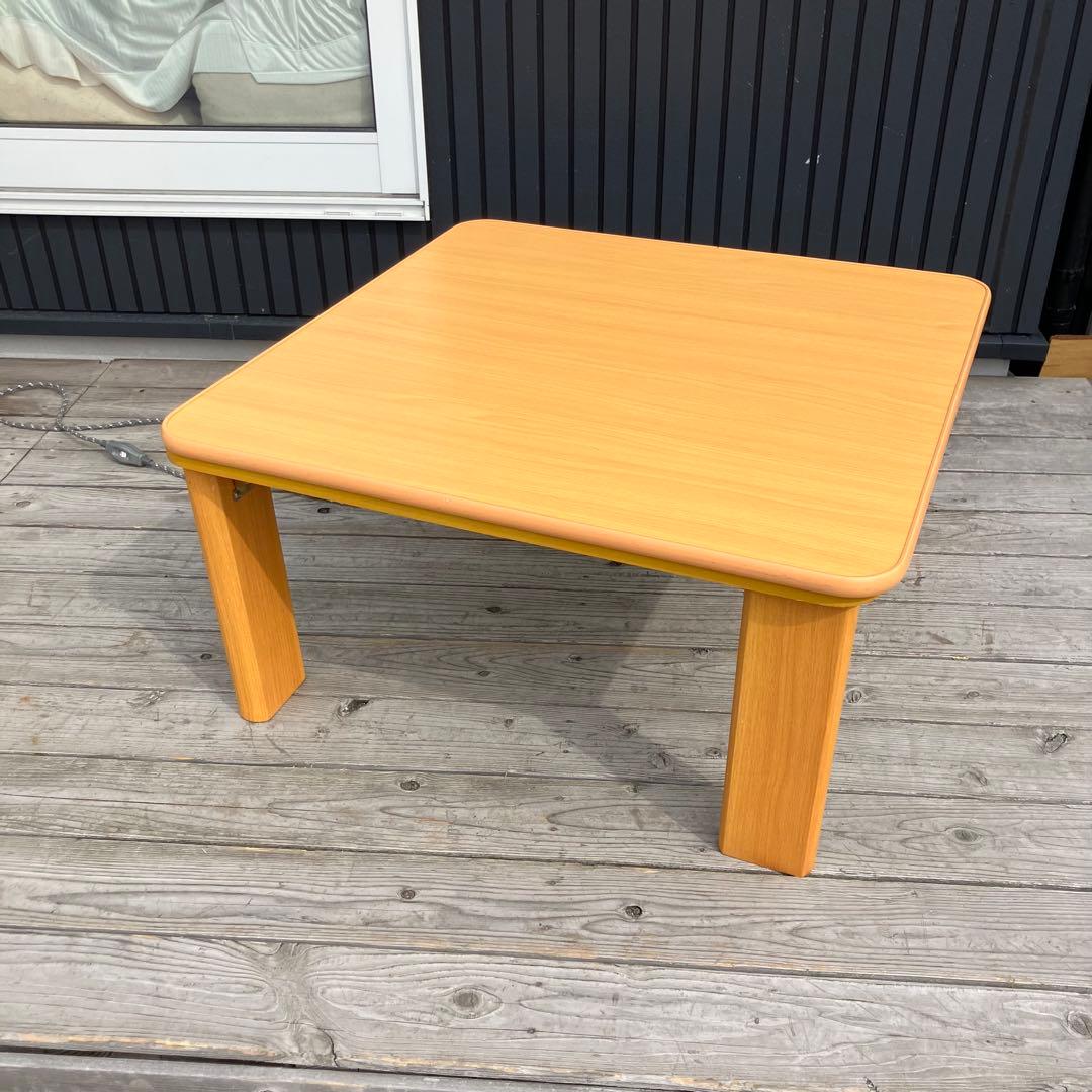 レトロ ニッセン 木製コタツテーブル 折り畳み式 センターテーブル リバーシブル