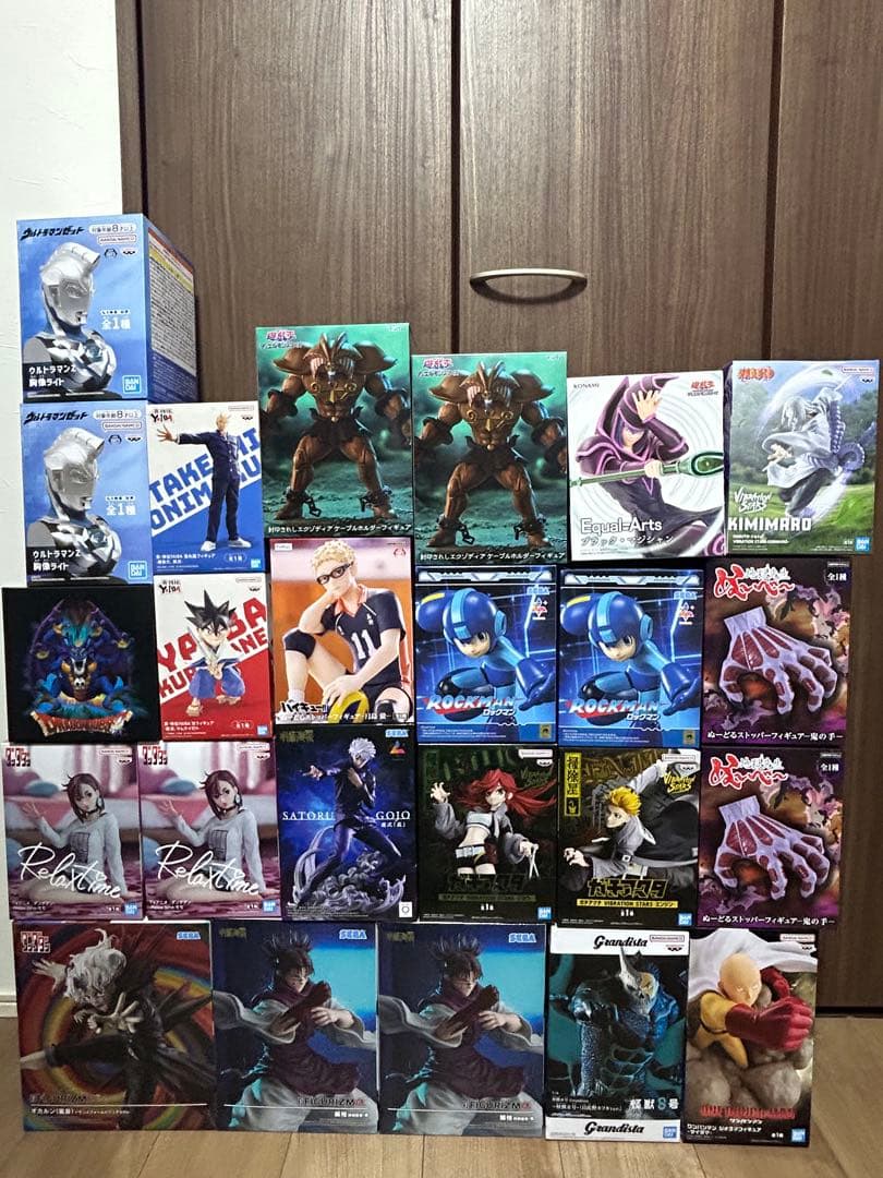 プライズフィギュアまとめ売り　ガチアクタ　ダンダダン　呪術廻戦　遊戯王　等24点