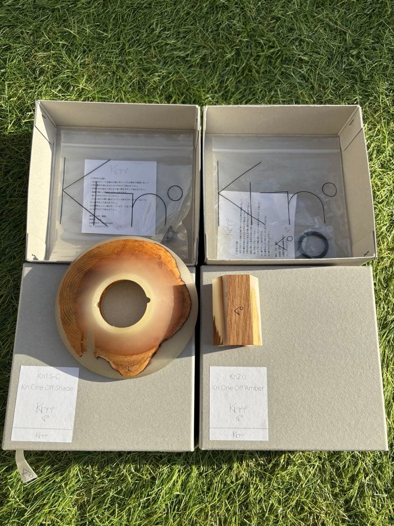 未使用ki-no one off shade one off amber セット ki-no One Off Shade / Stripe Amber ジャーナルスタンダード コラボ