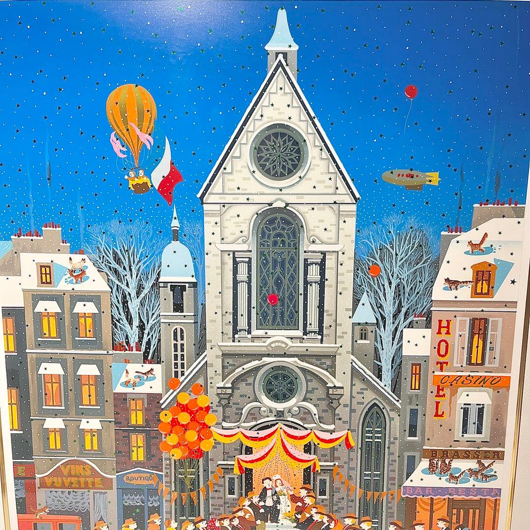 2/40】ヒロヤマガタ『スノーウェディング』HC版 額装 シルクスクリーン