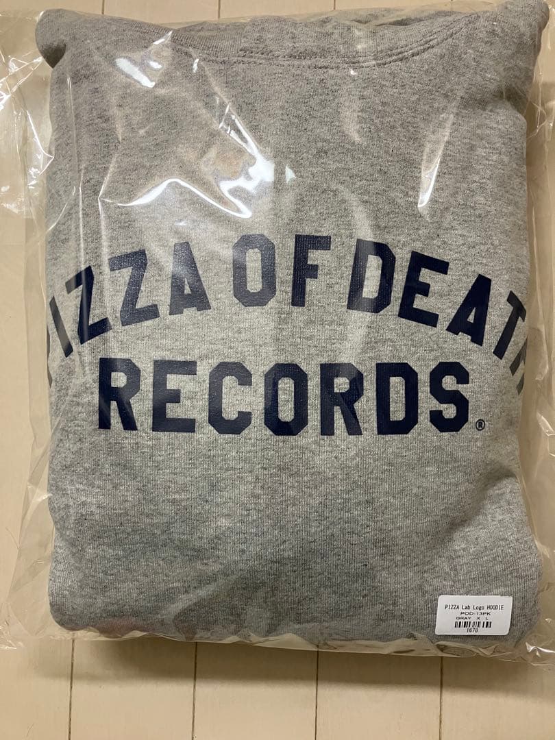 人気即完売】PIZZA Lab Logo HOODIE グレー XL - メルカリ