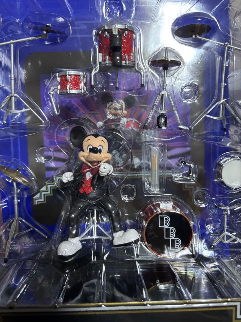 【未使用】ミッキーマウス ビッグバンドビート フィギュアリン ディズニーシー 15周年 ビッグバンドビート BBB ミッキー フィギュア