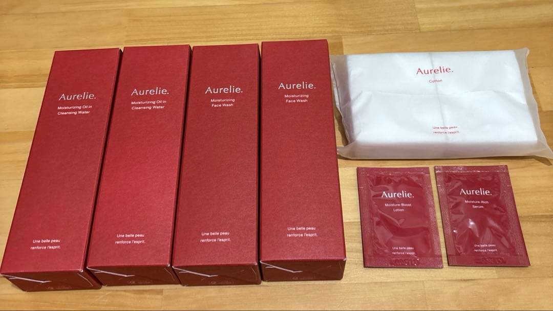 Aurelie オイルクレンジング2本＋モイストフェイスウォッシュ2本セット