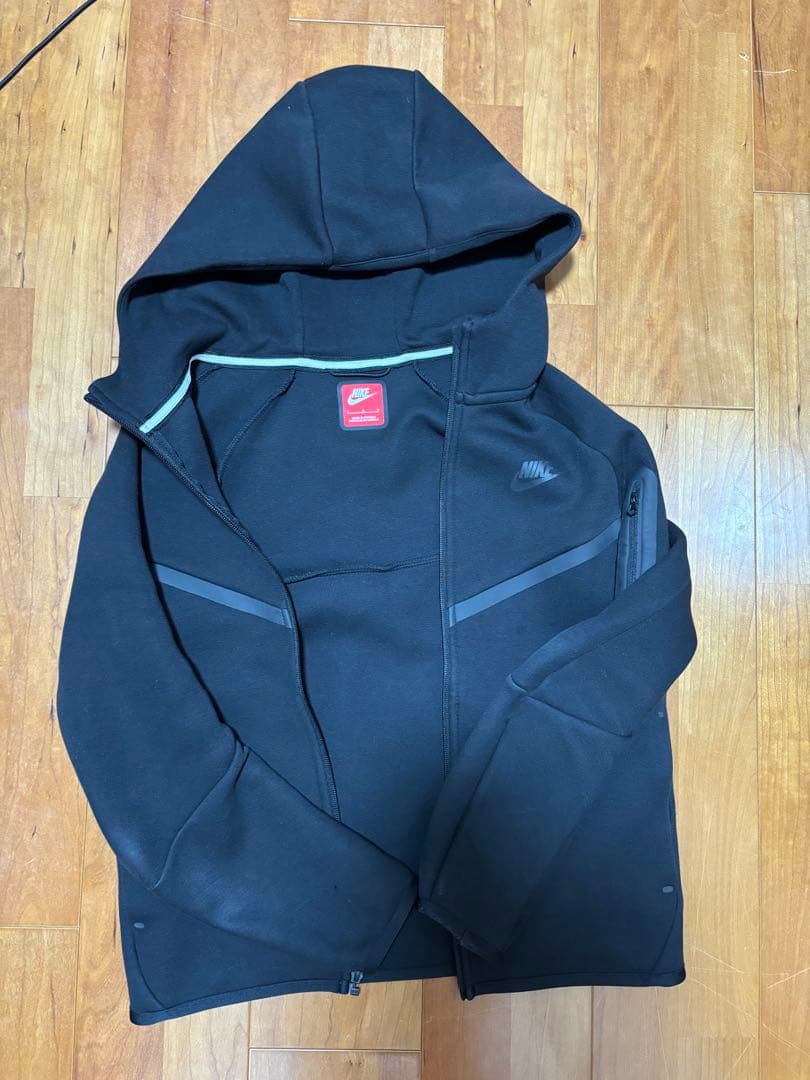 Nikeテックフリース　黒　セットアップ xs以下