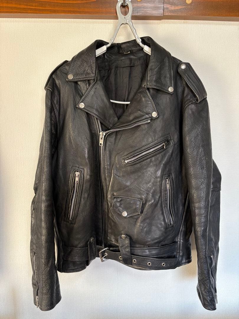 【即決値引きあり！】80sライダースジャケット