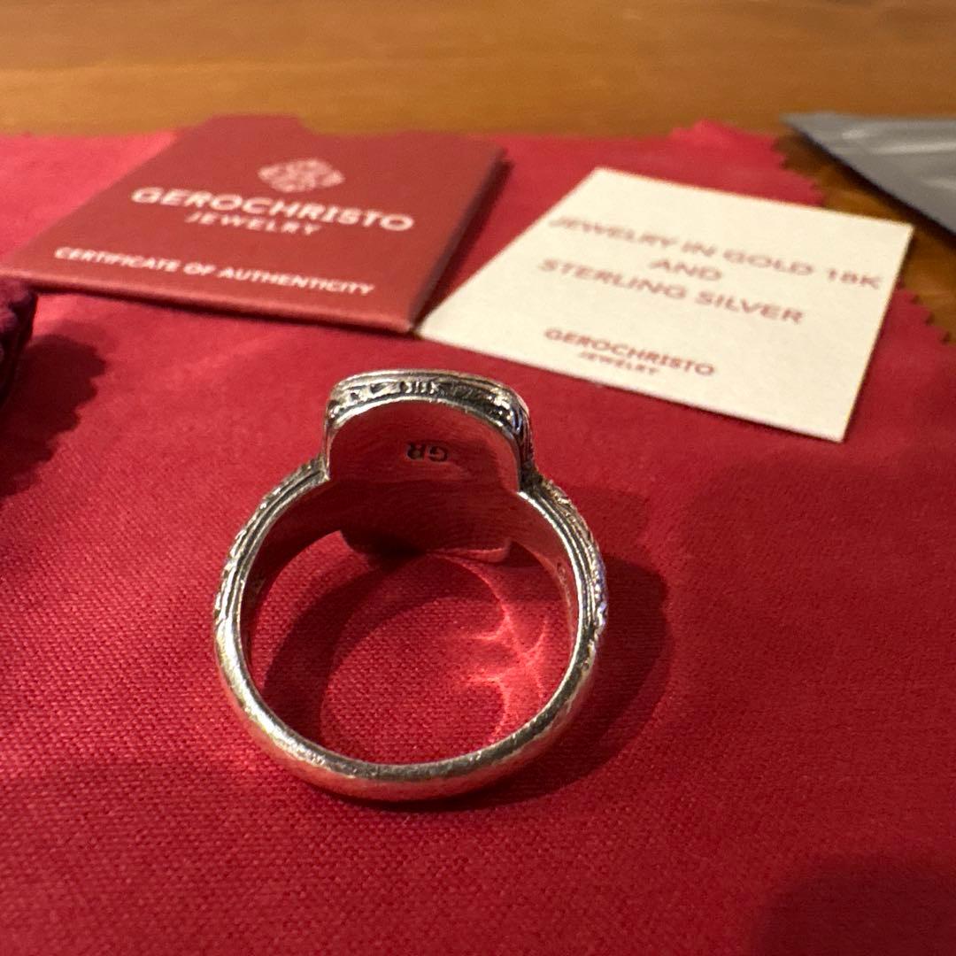 極美品】Gerochristo（ジェロクリスト）シルバー×K18 コンビリング