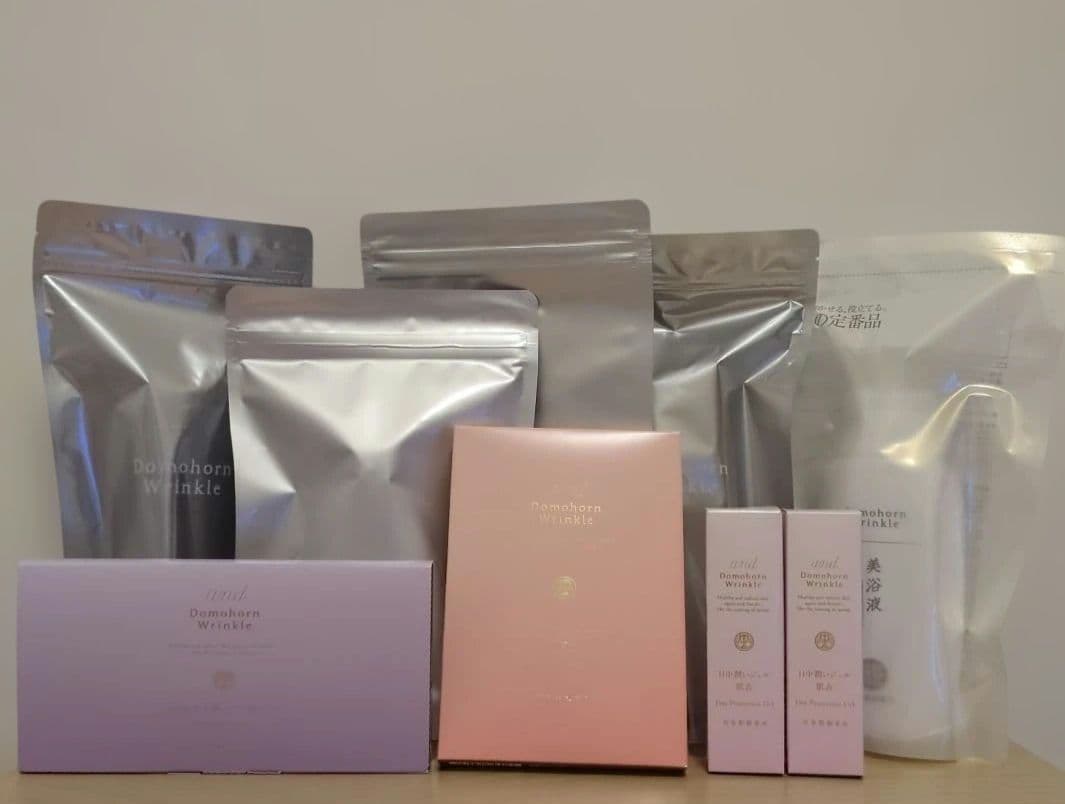 【新品】ドモホルンリンクル基本4点セット　5点のオマケ付き