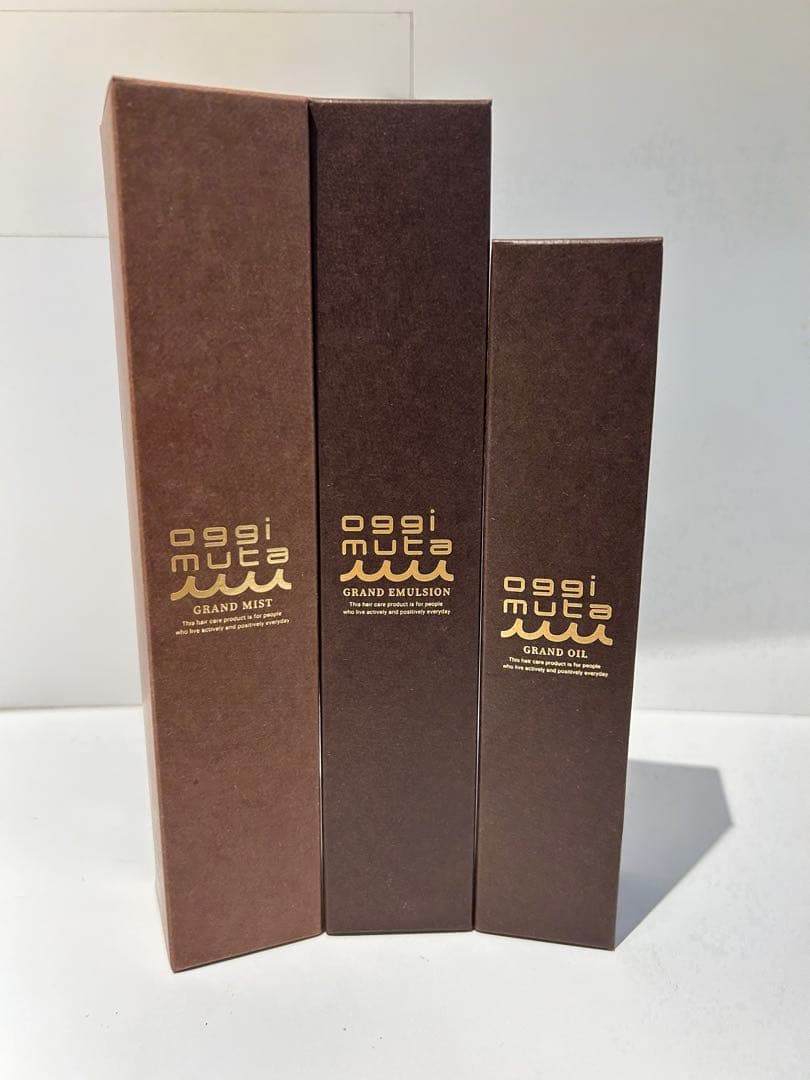 【新品】oggi muta アウトバス3点セット ミスト・エマルジョン・オイル