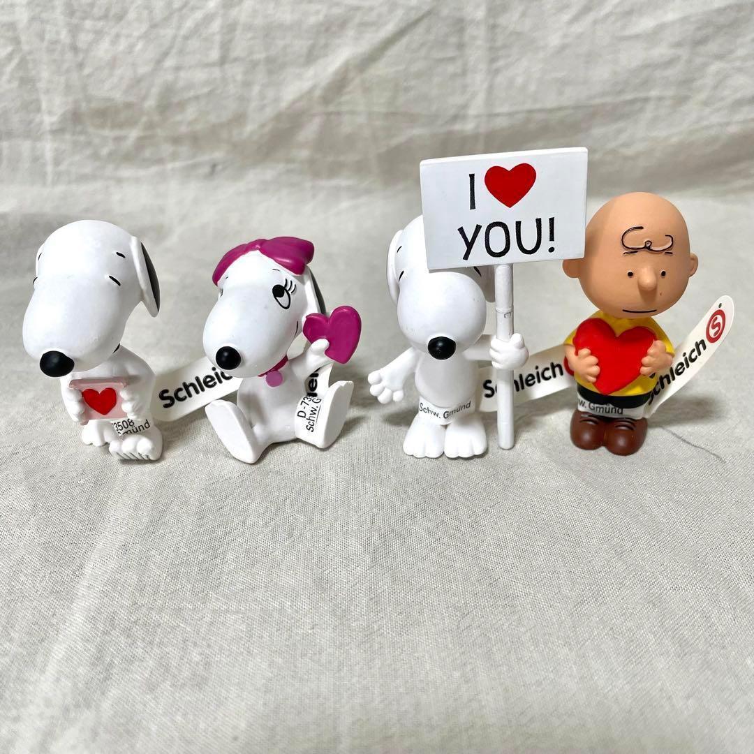 Schieich シュライヒ SNOOPY スヌーピー フィギュア 4体セット - メルカリ