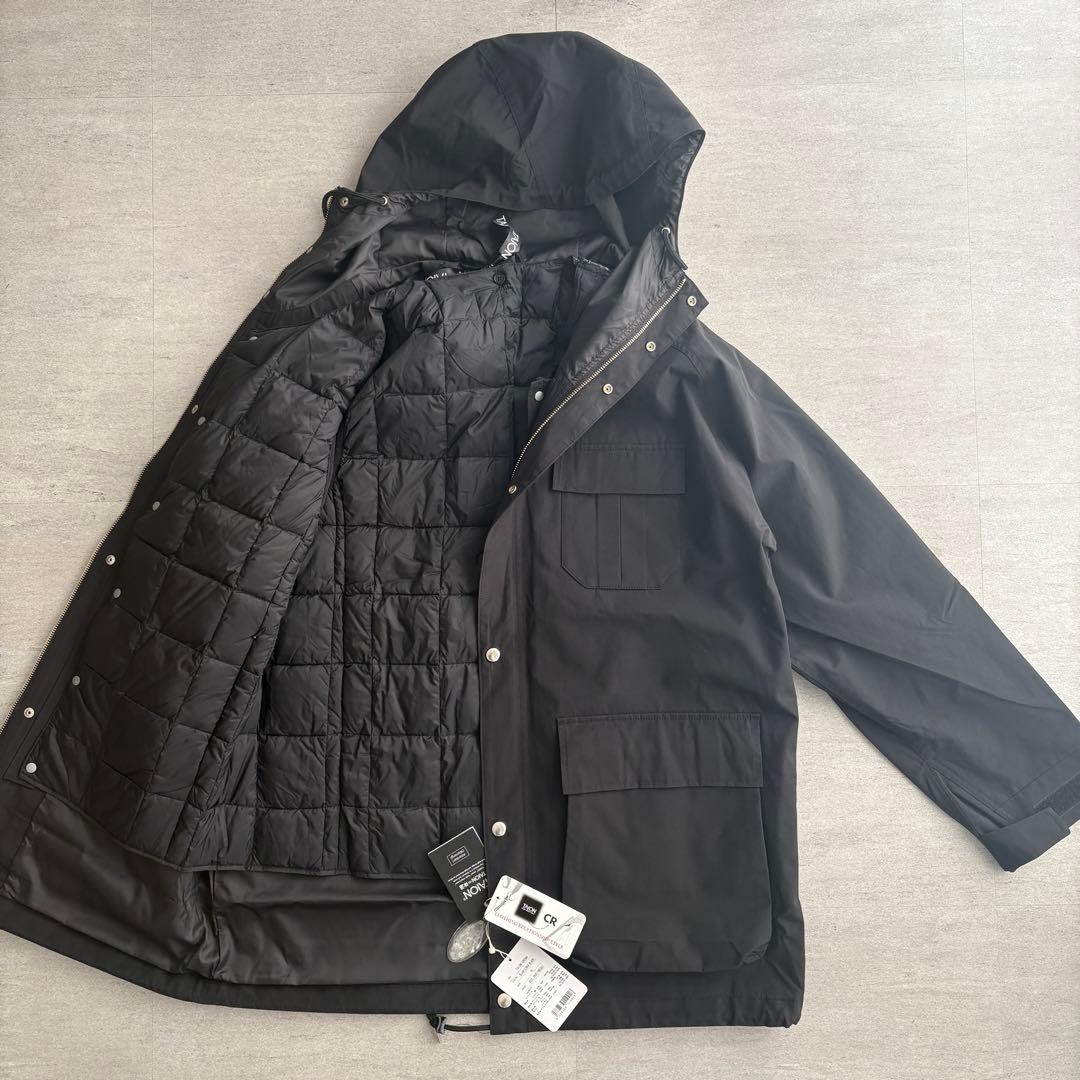 TAION タイオン インナーダウン XL ブラック 新品未使用 タグ付 メンズ インナーダウン m l xl タイオン TAION ベーシック クルー